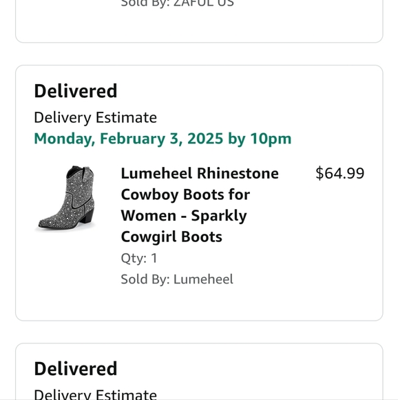 Studded Black Ankle Boots - Picture 8 of 8